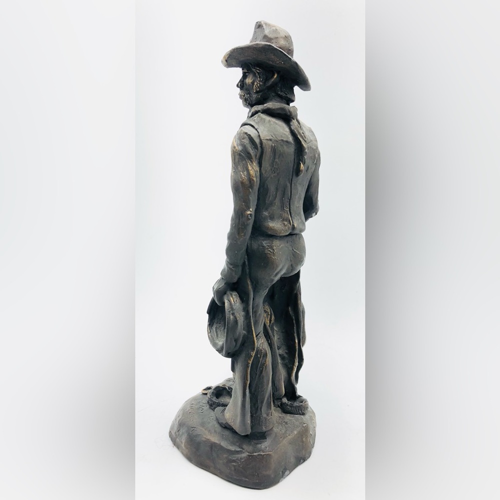 Vintage Tim Jackson Sculpture Cowboy Figure Western Figurine Collectible Decor - Picture 6 of 16